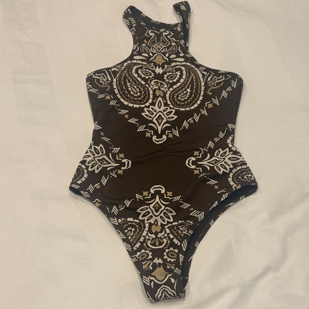 The Attico patterned swim